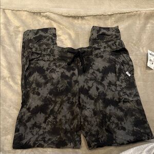 Vans Black and Gray Tie-Dye Deelite Pants